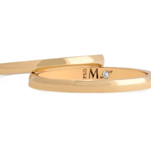 Aliança Infinity Love Gold