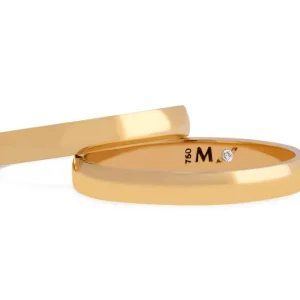 Aliança Infinity Love Gold