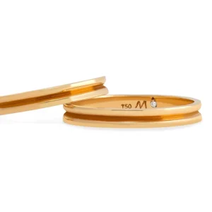 Aliança Infinity Love Super Gold