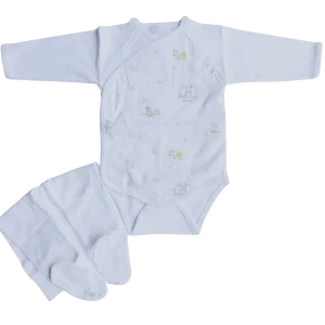 Conjunto body cruzado e calças — Bosque Encantado
