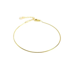 Tornozeleira Fio em Ouro Amarelo